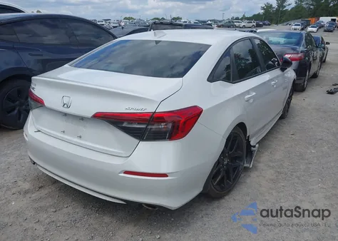 2022 Honda Civic Sport z USA, uszkodzony, nr VIN 2HGFE2F55NH524176